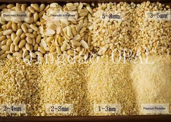 프리미엄 탈피 껍질 벗긴 땅콩 알맹이, 할랄 및 EU 규정 준수, 수입용 생 껍질 벗긴 땅콩